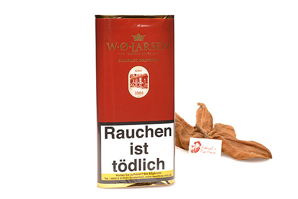 W.Ø. Larsen Scarlet Passion Pfeifentabak 50g Pouch  W.Ø. Larsen Scarlet Passion Pfeifentabak 50g Pouch